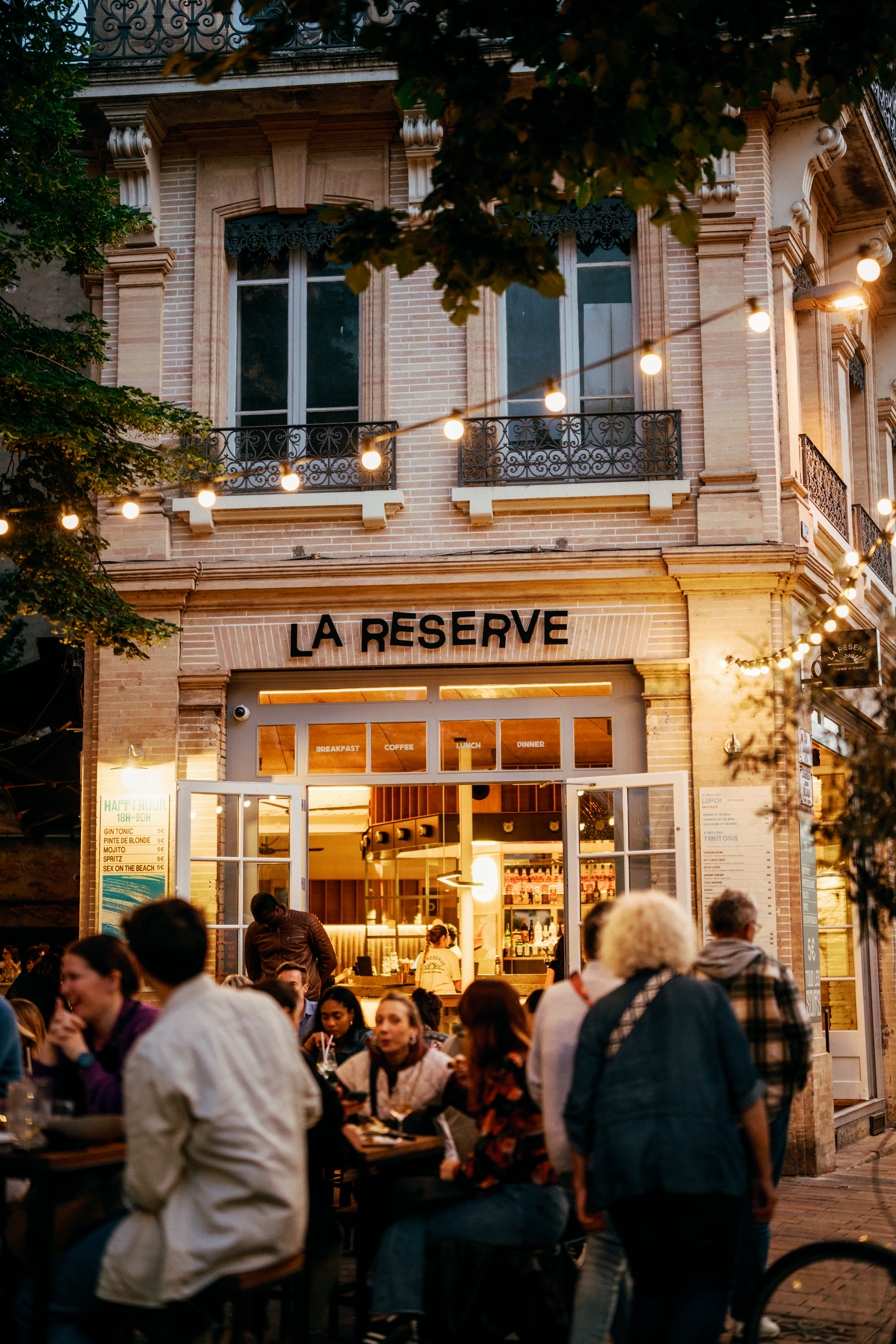 Façade du restaurant La Réserve